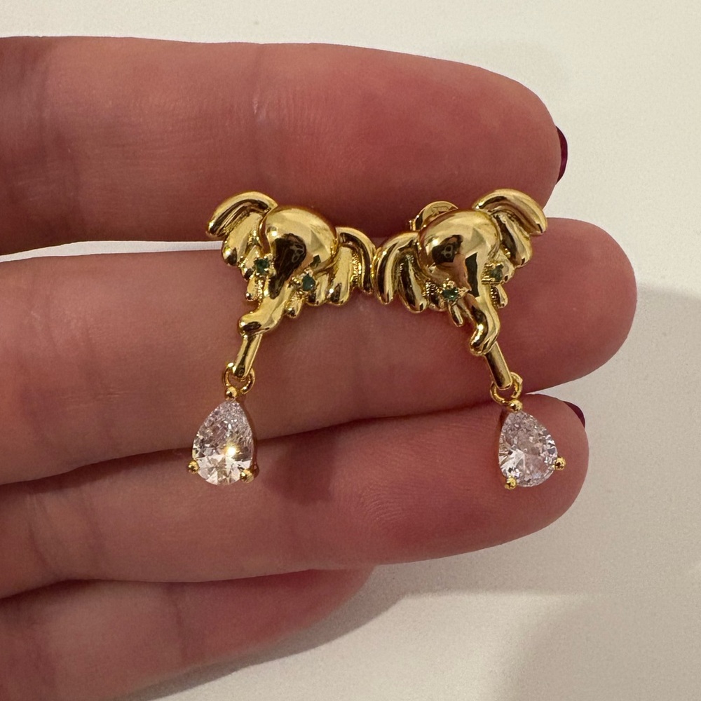 Gold Drop Earrings